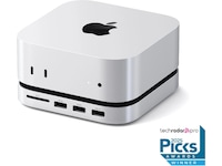 Satechi Mac Mini M4 Stand & Hub (sølv) Docking
