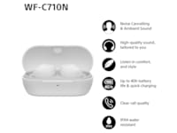 Sony WF-C710N Trådløse ørepropper, In-ear (hvit) Ørepropper