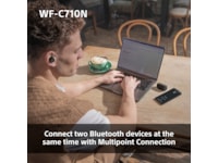 Sony WF-C710N Trådløse ørepropper, In-ear (hvit) Ørepropper