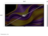 LG 83" G5 AI 4K OLED Smart TV (2025) Over 80 tommer TV