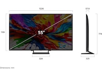 LG 55" QNED93 AI 4K QNED Smart TV (2025) 50 - 59 tommer TV