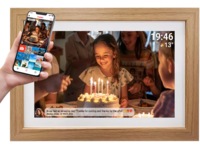 Denver PFF-1543LW 15,6" digital fotoramme (lys eik) TV-ramme & tilbehør