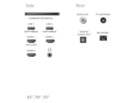 Philips 43" PUS8000/12 4K LED Smart Ambilight TV (2025) 20 - 49 tommer TV