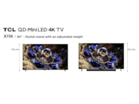 TCL 85" X11K Premium 4K QD-Mini LED Google TV Over 80 tommer TV