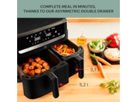 OBH Nordica Dual Easy Fry Air fryer AG901NS0 Airfryer