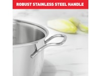 Tefal Intuition 7-delt grytesett i ubelagt rustfritt stål B864S734 Tilbehør til stekeovn og komfyrer