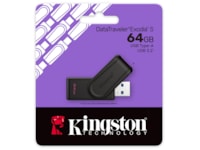 Kingston DataTraveler Exodia S USB Minnepenn 64GB Minnekort til foto & video