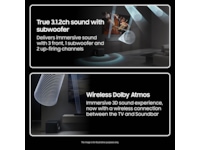 Samsung HW-QS710F soundbar med subwoofer (2025) Lydplanker
