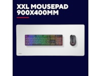 Trust GXT 759 XXL Gamingmusematte (hvit) Gamingmusematte