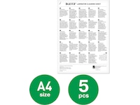 Leitz rengjøringsark  for lamineringsmaskiner, Premium A3/A4 Tilbehør til kontormaskiner