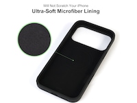 iiglo iPhone 17 Pro Max Magnetic Silikondeksel (sort) Deksel til mobiltelefon