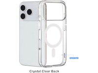 iiglo iPhone 17 Pro Magnetic Silikondeksel (gjennomsiktig) Deksel til mobiltelefon