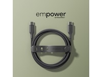 PanzerGlass Racing 60W USB-C kabel, 2m (sort) USB-kabler