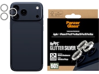 PanzerGlass iPhone 17 Pro / 17 Pro Max / 16 Pro / 16 Pro Max Hoops Linsebeskytter (glitter silver) Skjermbeskyttelse