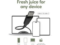 PanzerGlass Racing 240W USB-C kabel, 1,2m (sort) USB-kabler