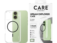 PanzerGlass CARE iPhone 17 Urban Explorer deksel (gjennomsiktig/sort) Deksel til mobiltelefon