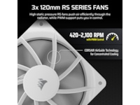 Corsair Nautilus 360 RS LCD Kjøler (hvit) CPU - Vannkjøling