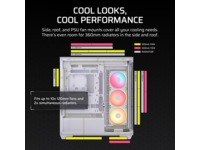 Corsair 3500X LXR LINK Mid Tower (hvit) Midi tower