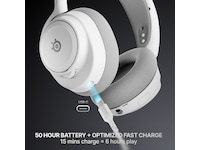 SteelSeries Arctis Nova 7 Gen 2 trådløst gamingheadset (hvit) Gaming headset