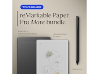 reMarkable Paper Pro Move 7,3" inkl. Marker Plus og Book Folio (sort skinn) Digitale notatblokker