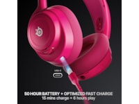 SteelSeries Arctis Nova 7P Gen 2 Trådløst Gamingheadset (magenta) Gaming headset
