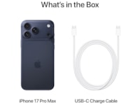 iPhone 17 Pro Max 256GB (dypblå) Mobiltelefoner