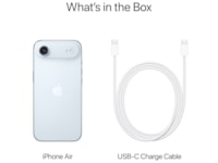 iPhone Air 1TB (himmelblå) Mobiltelefoner