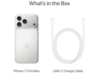 iPhone 17 Pro Max 2TB (sølv) Mobiltelefoner
