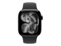 Apple Watch Series 11 GPS + LTE 42mm Aluminium (gagatsvart) Smartklokker