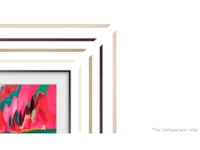 Samsung 75" ramme til The Frame og The Frame Pro (2021-2025, Hvit) TV-ramme & tilbehør