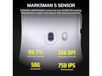 Corsair Sabre v2 Pro Ultralight Trådløs Gaming Mus (hvit) Gaming Mus