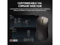 Corsair Sabre v2 Pro Ultralight Trådløs Gaming Mus (hvit) Gaming Mus
