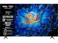 TCL 75" C69KS 4K QD-Mini LED Google TV -B-Grade Demo TV/projektor