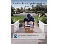 Eufy Video Doorbell S4 + Mini Chime Ringeklokker