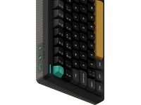 NuPhy Halo75 V2 trådløst gamingtastatur (Obsidian sort / Raspberry switches) Gamingtastatur