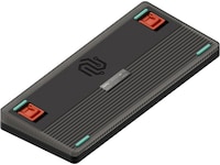 NuPhy Halo75 V2 trådløst gamingtastatur (Obsidian sort / Raspberry switches) Gamingtastatur