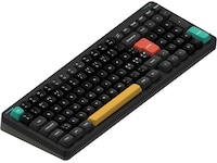 NuPhy Halo96 V2 trådløst gamingtastatur (Obsidian sort / Raspberry-brytere) Gamingtastatur