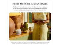 Google Home-høyttaler (porcelain) Trådløs / Bluetooth-høyttaler