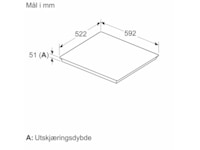 Siemens ED651HSC1E IQ500 Induksjonstopp -B-Grade Demo induksjonstopp & platetopp