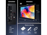 Samsung 75" M72H Mini LED 4K Smart-TV (2026) 70 - 79 tommer TV