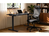 Novo ergonomisk kontorstol med mesh og stoff (sort) Gamingstoler