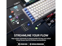 Corsair Vanguard Air 99 trådløst gamingtastatur (hvit) Gamingtastatur