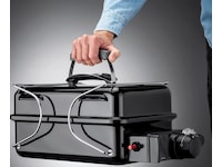 Weber Go Anywhere bærbar gassgrill rustfritt stål Grill