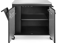 Austin and Barbeque Trolley Table With Doors Vogner til utendørsgriller