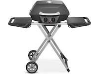 Bærbar gassgrill med dobbelbrenner 4,5 kW Grill