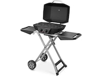 Bærbar gassgrill med dobbelbrenner 4,5 kW Grill