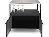 Austin and Barbeque Sidebord til utekjøkkenet med rikelig oppbevaringsplass Vogner til utendørsgriller