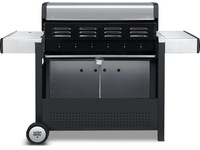 Austin and Barbeque Klassisk gassgrill med seks brennere og sidebord Grill