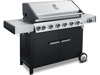 Austin and Barbeque Gassgrill med 6 + 2 brennere og funksjoner Grill