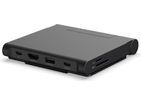 Satechi OnTheGo™ Foldable Stand Hub (space sort) Dockingstasjon & USB-HUB